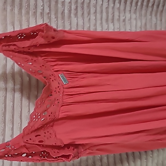 4/$25 Roxy strap dress size large pink - Picture 9 of 12